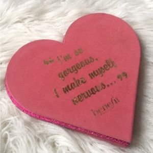 Benefit heart shape Valentine Mirror